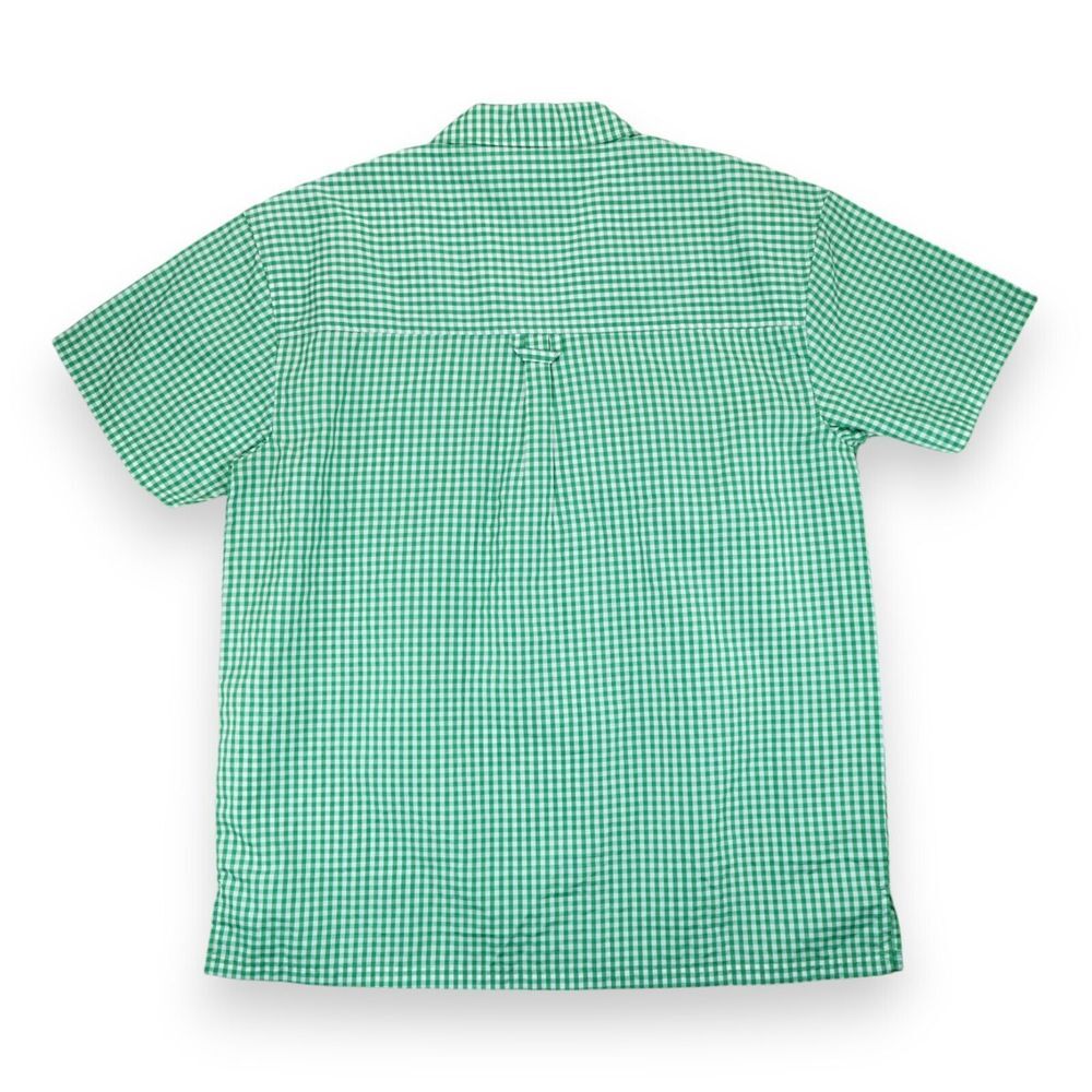 NWT GB BLACK LABEL‎ MEN'S GREEN PLAID SHORT SLEEVES SHIRT 3XL - Picture 2 of 5
